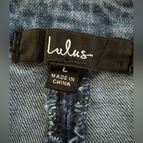 Lulus Denim Midi Skirt L - Picture 6 of 8